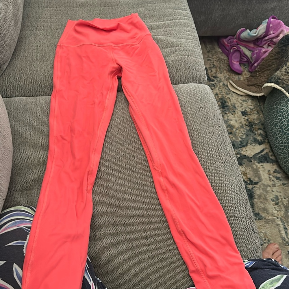 Lululemon leggings. Size 2. Apricot in color.
